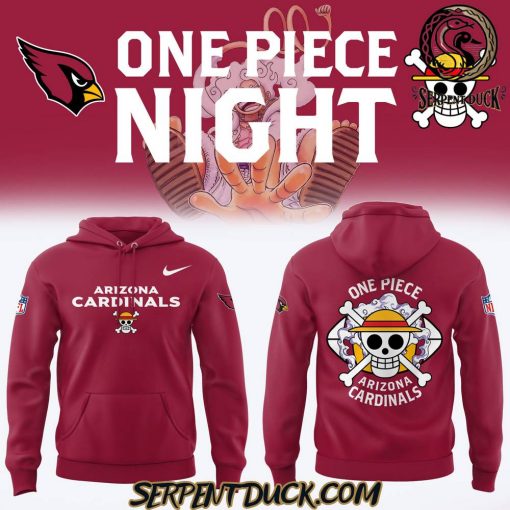 Arizona Cardinals X One Piece Hoodie