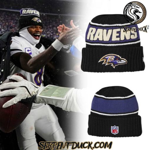 Baltimore Ravens NFL Beanie Hat