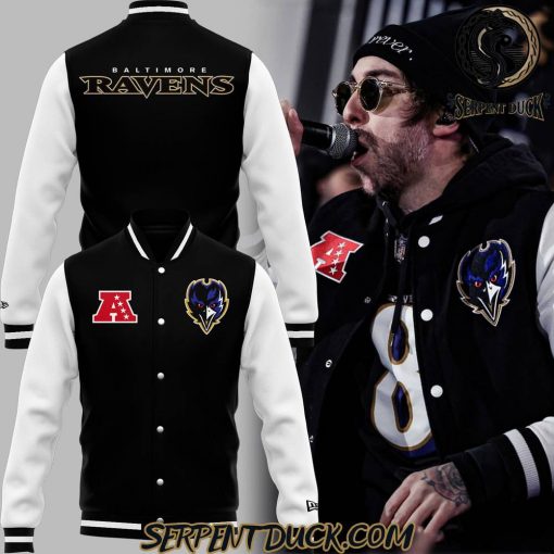 Baltimore Ravens Post Malone Limited Edition Baseball Jacket