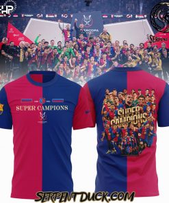 Barcelona Supercopa de España Champios T-Shirt