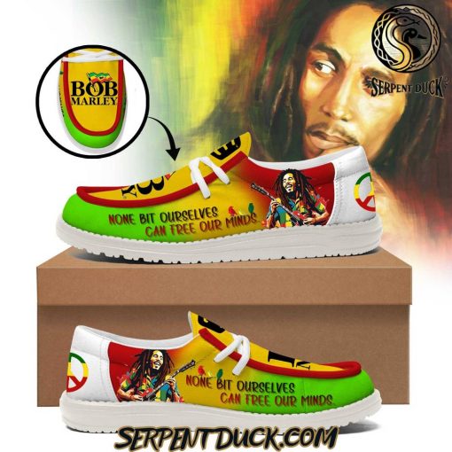 Bob Marley None Bit Ourselves Can Free Our Minds Hey Dude Shoes