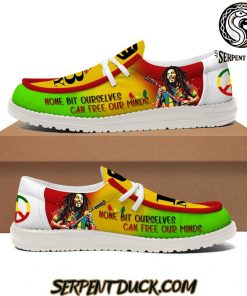 Bob Marley None Bit Ourselves Can Free Our Minds Hey Dude Shoes