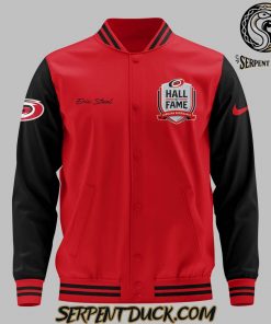 Carolina Hurricanes Eric Staal Hall of Fame Baseball Jacket