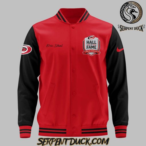 Carolina Hurricanes Eric Staal Hall of Fame Baseball Jacket