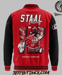 Carolina Hurricanes Eric Staal Hall of Fame Baseball Jacket