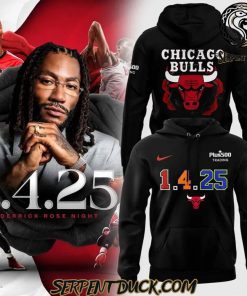 Chicago Bulls Derrick Rose Night Hoodie