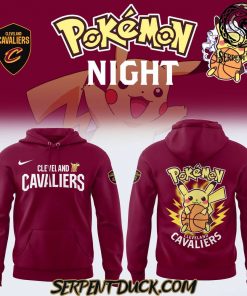 Cleveland Cavaliers x Pokemon Night Hoodie 2025