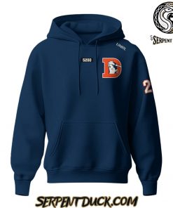 Denver Broncos Classic D Logo Navy Hoodie