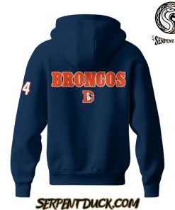 Denver Broncos Classic D Logo Navy Hoodie