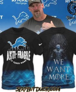 Detroit Lions Anti Fragile It Take More T-Shirt