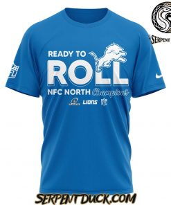 Detroit Lions NFC North Division Champions Limited Blue T-Shirt