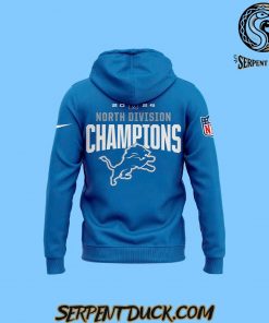 Detroit Lions Ready To Roll NFC North Champions Blue Hoodie