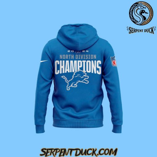 Detroit Lions Ready To Roll NFC North Champions Blue Hoodie