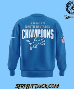 Detroit Lions Ready To Roll NFC North Champions Blue Sweatshirt