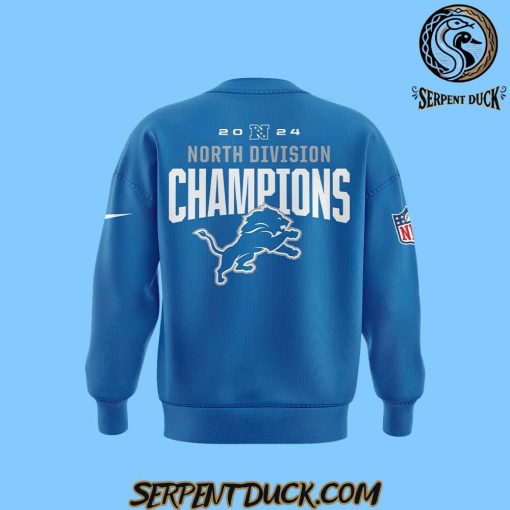 Detroit Lions Ready To Roll NFC North Champions Blue Sweatshirt