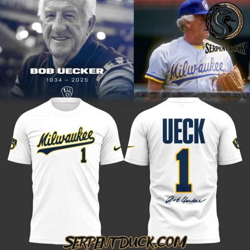 Honoring The Legend, Brewers icon & Baseball Hall of Famer Bob Uecker T-Shirt