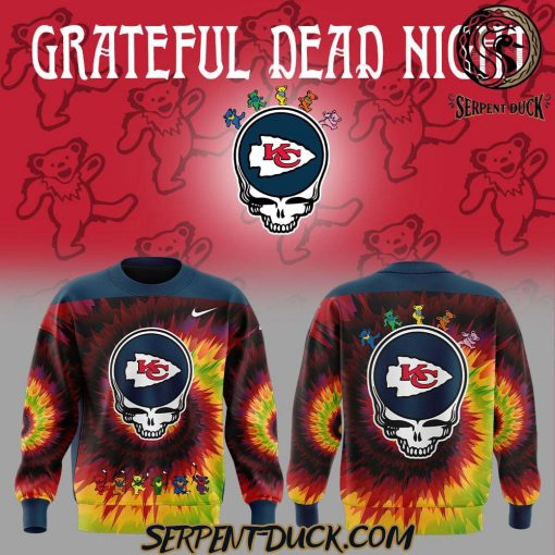 Kansas City Chiefs Grateful Dead Night Sweatshirt