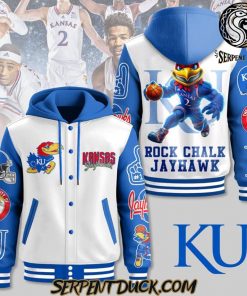 Kansas Jayhawks Rock Chalk Jayhawk Baseball Jacket