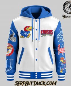 Kansas Jayhawks Rock Chalk Jayhawk Baseball Jacket