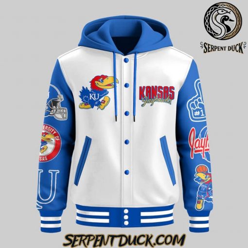 Kansas Jayhawks Rock Chalk Jayhawk Baseball Jacket