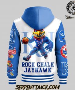 Kansas Jayhawks Rock Chalk Jayhawk Baseball Jacket