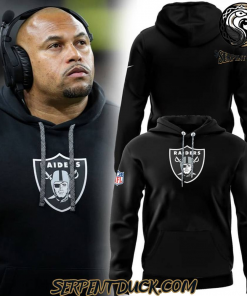 Las Vegas Raiders Coach Antonio Pierce Black Hoodie