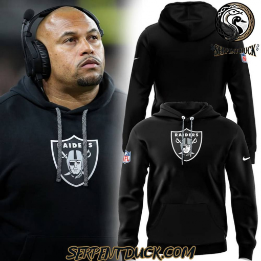 Las Vegas Raiders Coach Antonio Pierce Black Hoodie