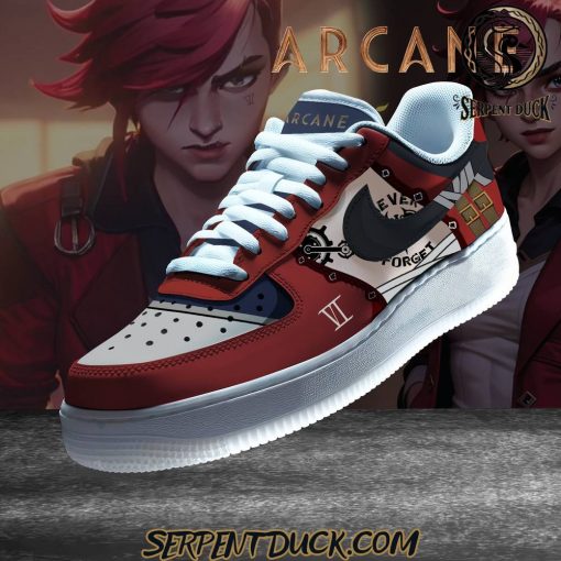 League of Legends Arcane Vi Never Forget Air Force 1 Sneaker