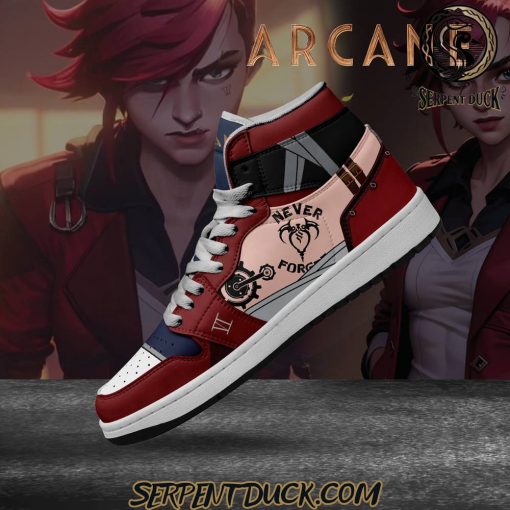 League of Legends Arcane Vi Never Forget Air Jordan 1 Sneaker