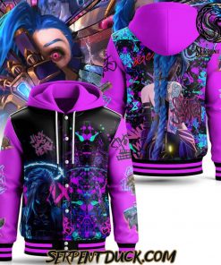 League of Legends Jinx Was Here Baseball Jacket