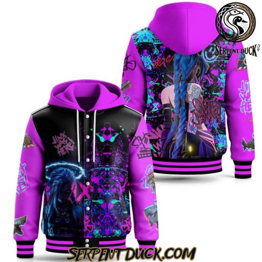 League of Legends Jinx Was Here Baseball Jacket