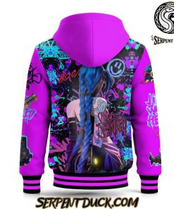 League of Legends Jinx Was Here Baseball Jacket