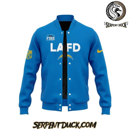 Los Angeles Chargers LAFD Baseball Jacket