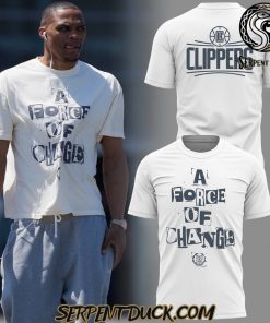 Los Angeles Clippers A Force Of Change T-Shirt