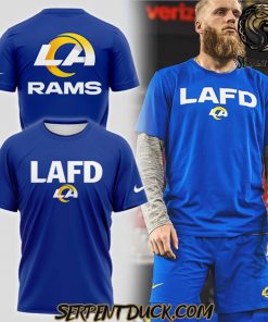 Los Angeles Rams LAFD Blue T-Shirt