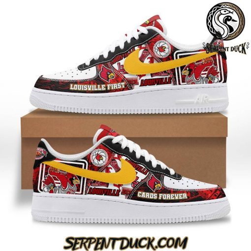 Louisville Cardinals Louisville First Cards Forever Air Force 1 Sneaker