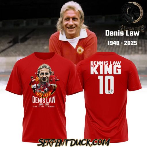 Manchester United Tribute For The Legendary Denis Law T-Shirt