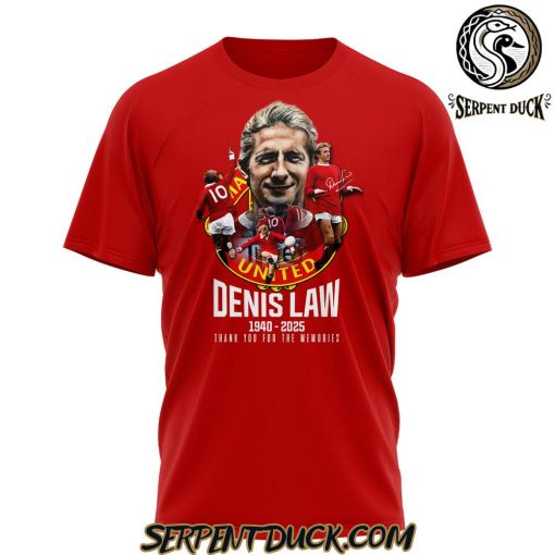 Manchester United Tribute For The Legendary Denis Law T-Shirt