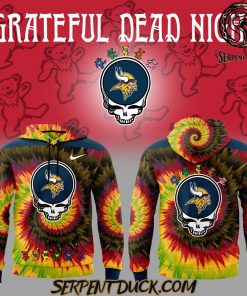 Minnesota Vikings Grateful Dead Night Hoodie