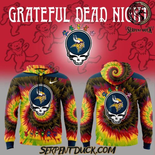 Minnesota Vikings Grateful Dead Night Hoodie