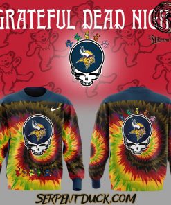 Minnesota Vikings Grateful Dead Night Sweatshirt