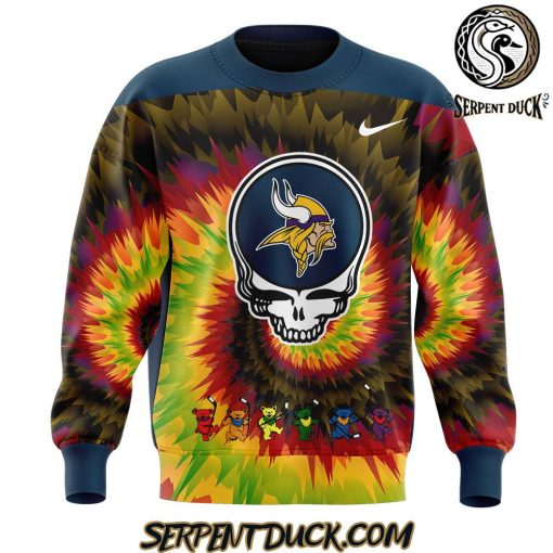 Minnesota Vikings Grateful Dead Night Sweatshirt