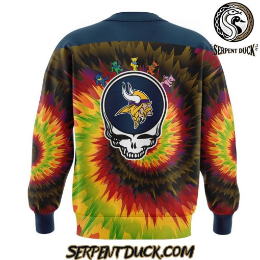 Minnesota Vikings Grateful Dead Night Sweatshirt