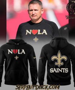 New Orleans Saints NOLA Strong Black Hoodie