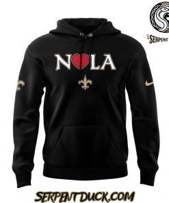 New Orleans Saints NOLA Strong Black Hoodie