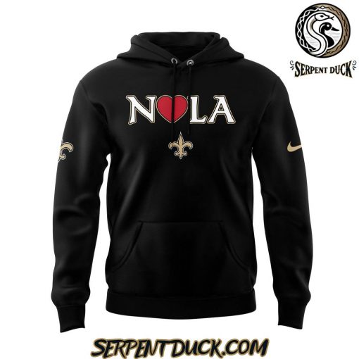 New Orleans Saints NOLA Strong Black Hoodie