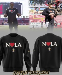 New Orleans Saints NOLA Strong Black Sweatshirt