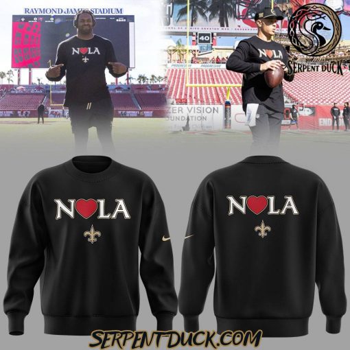 New Orleans Saints NOLA Strong Black Sweatshirt