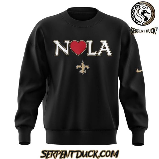 New Orleans Saints NOLA Strong Black Sweatshirt