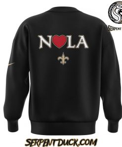 New Orleans Saints NOLA Strong Black Sweatshirt